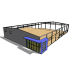 Self Storage Anti Earthquake Steel Frame Warehouse Building Industrial Metallic Structures