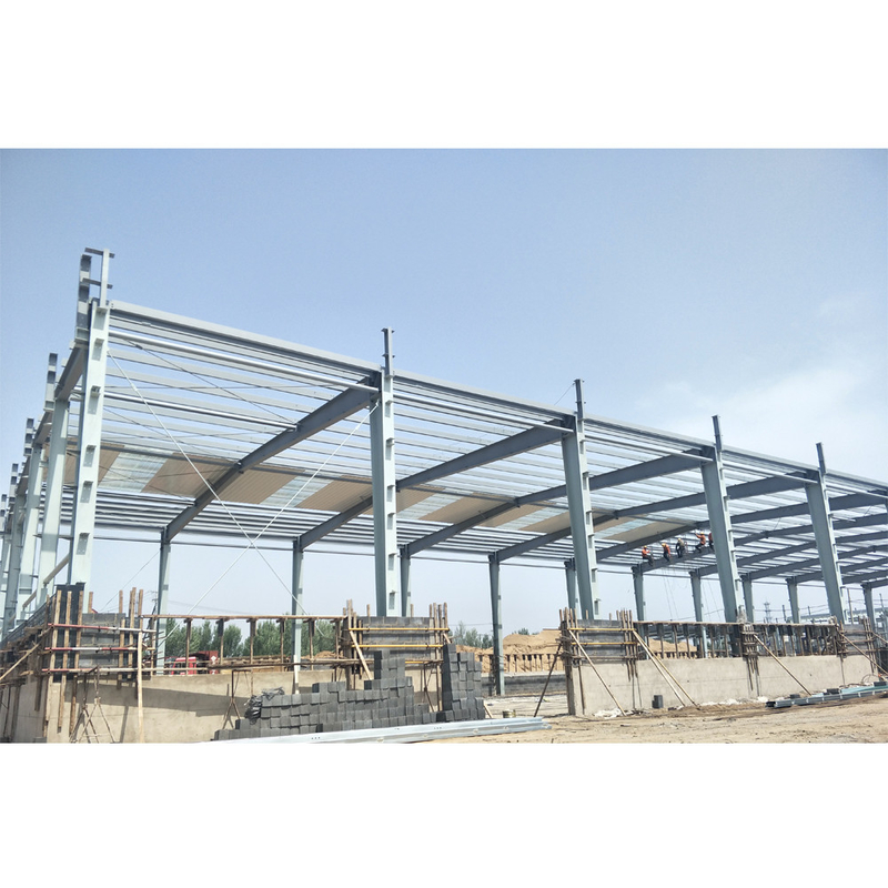 Konstruksi Struktur Baja Bengkel Diversifikasi Industri Pabrikan Q235 / Q345 Modular