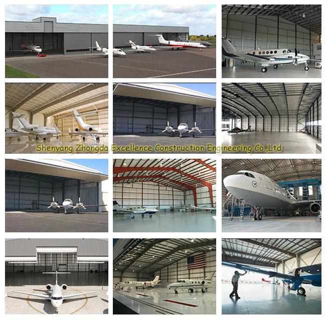 Harga Bagus Konstruksi Struktur Baja Rangka Bangunan Pesawat Prefabrikasi Hangar