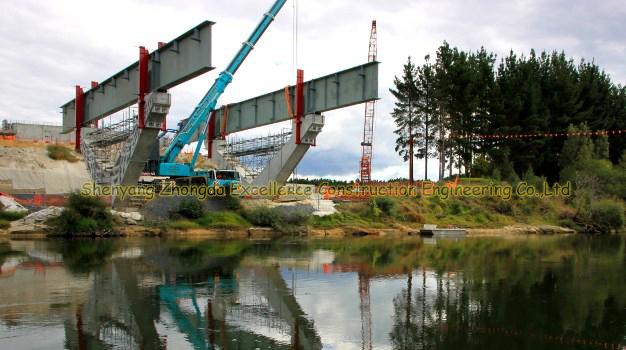 struktur baja fabrikasi girder / AWS D1.5 Welded Steel Structural Bridge Project / Struktur baja fabrikasi balok jembatan