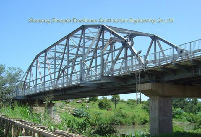 Struktur Baja Prefab Assemebly Mudah Trestle Steel Bridge